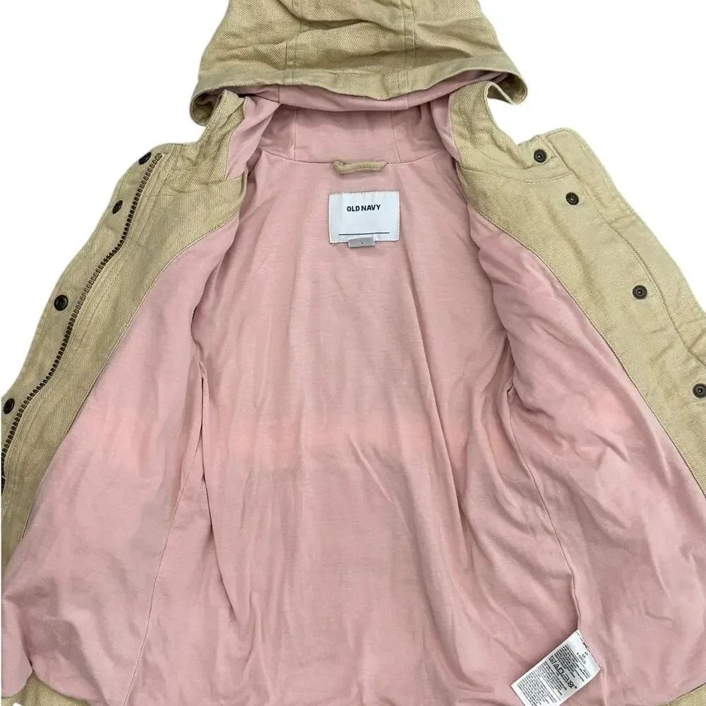 OLD NAVY GIRLS Linen Hooded Jacket Size 4T